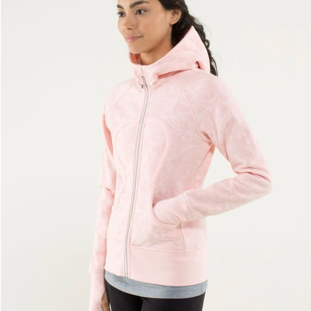 Lululemon Scuba Hoodie Stretch Paisley Pink